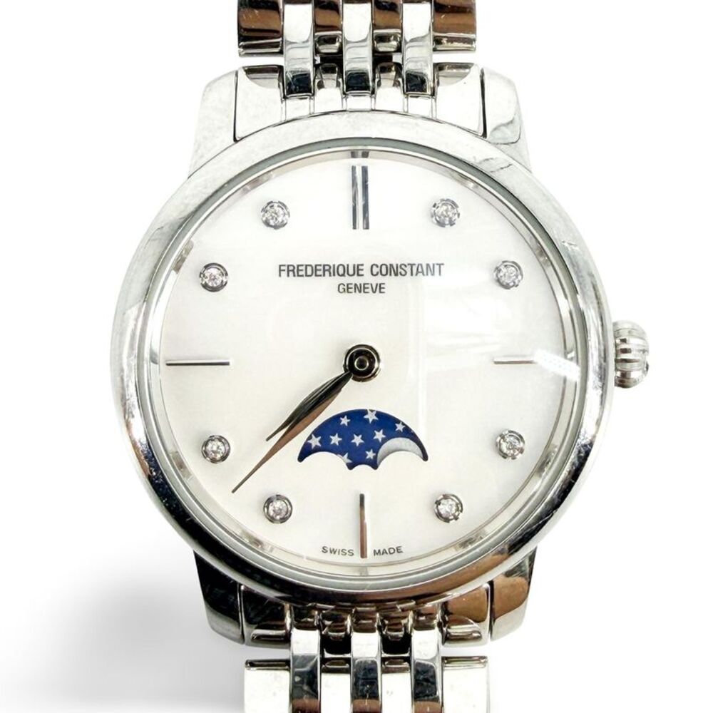 Frederique Constant Slimline Moonphase Lady Silver